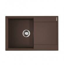Omoikiri Daisen 78-DC Кухонная мойка Artgranit 78x51 см, цвет: темный шоколад 4993326