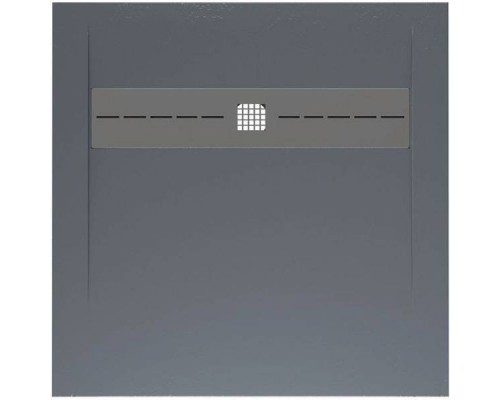 Allen Brau Infinity Душевой поддон 90x90x3h см, цвет: серый 8.21001-BGM