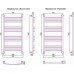 Сунержа Богема Полотенцесушитель водяной 50x100h, цвет: без покрытия 00-0221-1050