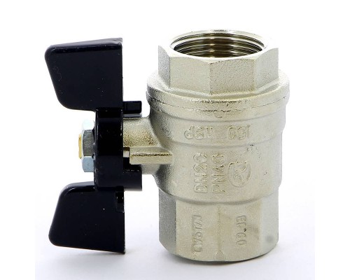 Кран шаровой Oregon Bugatti ВВ бабочка 3/4"