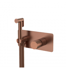Boheme Stick Гигиенический душ со шлангом 150см, внутренней частью и держателем, цвет:brushed bronze 127-BRB