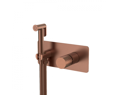 Boheme Stick Гигиенический душ со шлангом 150см, внутренней частью и держателем, цвет:brushed bronze 127-BRB