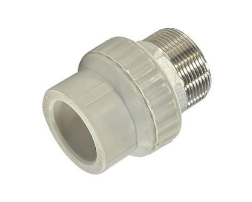Муфта PP-R сер комб п/ключ Дн40х1 1/2" НР VALFEX 10135240Г Муфта PP-R сер комб п/ключ Дн40х1 1/2" НР VALFEX 10135240Г