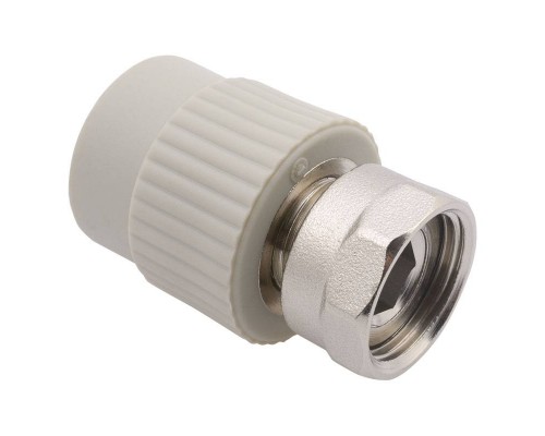 Муфта FV-PLAST 25х3/4" с металлической резьбой и накидной гайкой