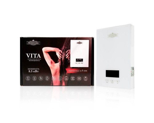 Водонагреватель электрический проточный PrimoClima PC VITA 8.5 (W)