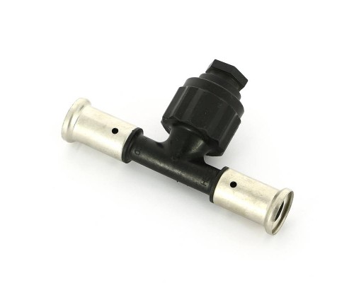 Тройник пресс-В PVDF HENCO 16x1/2"x16