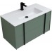 Allen Brau Reality Тумба под раковину 90x46,2x50h см, цвет: олива 1.32006.CGM
