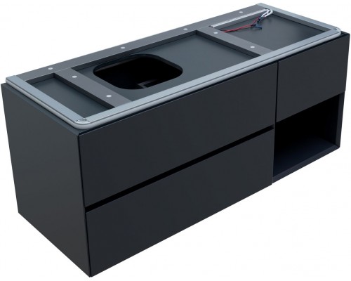 Allen Brau Infinity Тумба под раковину 119,2x45,6x51h см, цвет: антрацит 1.21005.AM Allen Brau Infinity Тумба под раковину 119,2x45,6x51h см, цвет: антрацит 1.21005.AM