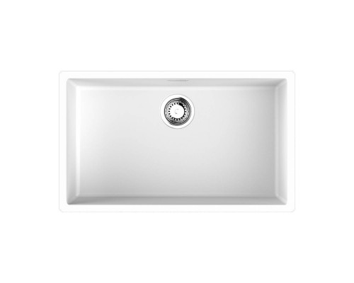 Omoikiri Yamakawa 75T-Integra-WH Кухонная мойка Tetogranit 75,6x45,6 см, цвет: белый 4997279