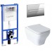 Allen Brau Infinity Унитаз подесной с инсталляцией 34x53,5x35,5h см, цвет: белый 00316506