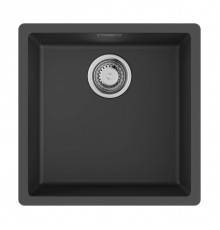 Omoikiri Yamakawa 45T-Integra-BL Кухонная мойка Tetogranit 45,6x45,6 см, цвет: черный 4997257
