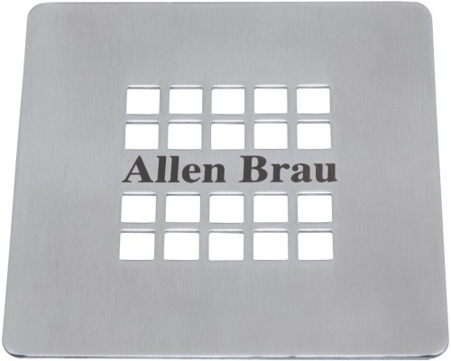 Allen Brau Priority Накладка для сифона 12,7x12,7 см, цвет: нержавеющая сталь 8.310N1-SS