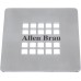 Allen Brau Priority Накладка для сифона 12,7x12,7 см, цвет: нержавеющая сталь 8.310N1-SS