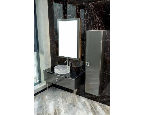 Armadi Art Lucido Столешница 101х52х8h см, цвет: графит 853-100-GR