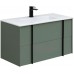 Allen Brau Reality Тумба под раковину 90x46,2x50h см, цвет: олива 1.32006.CGM