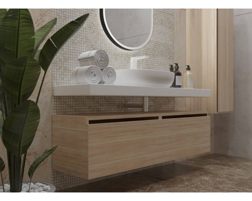 Armadi Art Flat Ящик под столешницу 140х46х38,3h см, цвет: светлое дерево 897-140-L Armadi Art Flat Ящик под столешницу 140х46х38,3h см, цвет: светлое дерево 897-140-L