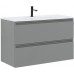 Allen Brau Eclipse Тумба под раковину 100x46x63,4h см, цвет: платина 1.E1003.PGM