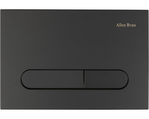 Allen Brau Project Color Клавиша смыва 23,1x15,7h см, цвет: черный матовый 9.2PR01.31