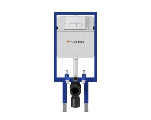 Allen Brau Pneumatic Pro Инсталляция для унитаза 50x26x112h см, цвет: синий/белый 9.11103.20