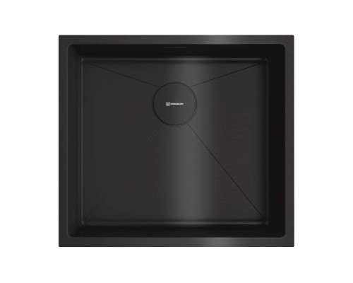 Omoikiri Taki 49-U/IF-GB Кухонная мойка нерж. сталь 49x44 см, цвет: графит 4997018