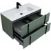 Allen Brau Reality Тумба под раковину 90x46,2x50h см, цвет: олива 1.32006.CGM