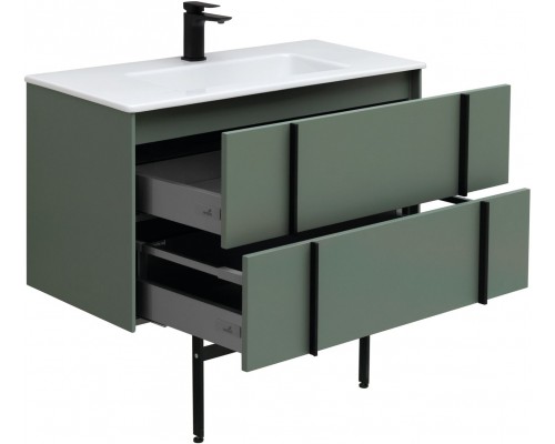 Allen Brau Reality Тумба под раковину 90x46,2x50h см, цвет: олива 1.32006.CGM Allen Brau Reality Тумба под раковину 90x46,2x50h см, цвет: олива 1.32006.CGM