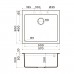 Omoikiri Bosen 57A-WH Кухонная мойка Artceramic 57x50 см, цвет: белый 4993820