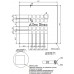 Allen Brau Priority Накладка для сифона 12,7x12,7 см, цвет: нержавеющая сталь 8.310N1-SS