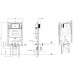 Allen Brau Pneumatic Pro Инсталляция для унитаза 50x26x112h см, цвет: синий/белый 9.11103.20