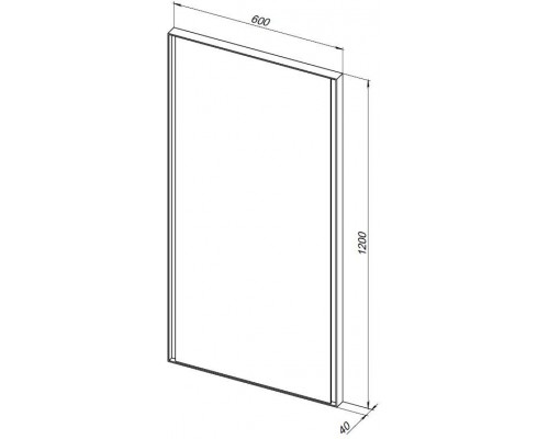 Allen Brau Infinity Зеркало подвесное прямоугольное с подсветкой 60x120, цвет: белый 1.21020.WT Allen Brau Infinity Зеркало подвесное прямоугольное с подсветкой 60x120, цвет: белый 1.21020.WT