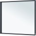 Allen Brau Liberty Зеркало подвесное прямоугольное с подсветкой 100x85 см, цвет: черный 1.330016.BB