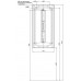 Allen Brau Infinity Зеркало подвесное прямоугольное с подсветкой 60x120, цвет: белый 1.21020.WT