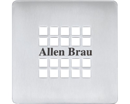 Allen Brau Priority Накладка для сифона 12,7x12,7 см, цвет: нержавеющая сталь 8.310N1-SS