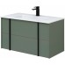 Allen Brau Reality Тумба под раковину 90x46,2x50h см, цвет: олива 1.32006.CGM