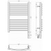Сунержа Аркус 3.0 Полотенцесушитель электрический 43x72h см, прав., цвет: мат. шампань 022-5705-6040