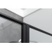 Allen Brau Priority Душевая дверь 160x200h см, цвет проф: черный, стекло прозрачное 8 мм 3.31039.BBA