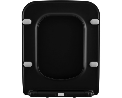 Allen Brau Liberty Крышка-сиденье для унитаза 36,4x43,2 см, цвет: черный 4.33008.31