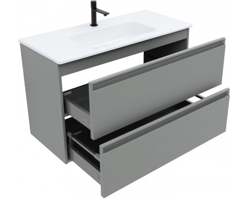Allen Brau Eclipse Тумба под раковину 100x46x63,4h см, цвет: платина 1.E1003.PGM Allen Brau Eclipse Тумба под раковину 100x46x63,4h см, цвет: платина 1.E1003.PGM