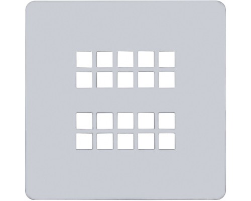 Allen Brau Priority Накладка для сифона 12,7x12,7 см, цвет: нержавеющая сталь 8.310N1-SS