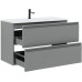 Allen Brau Eclipse Тумба под раковину 100x46x63,4h см, цвет: платина 1.E1003.PGM