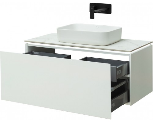 Allen Brau Infinity Тумба под раковину 99,2x45,6x41,2h см, цвет: белый 1.21004.WM Allen Brau Infinity Тумба под раковину 99,2x45,6x41,2h см, цвет: белый 1.21004.WM