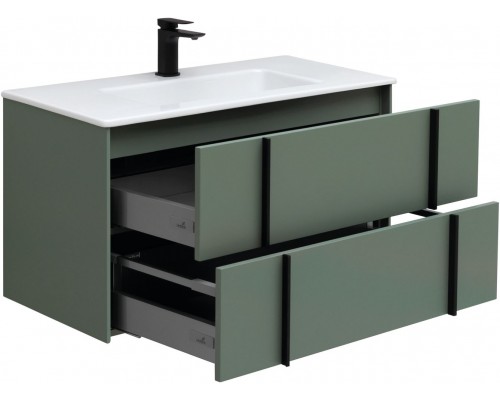 Allen Brau Reality Тумба под раковину 90x46,2x50h см, цвет: олива 1.32006.CGM Allen Brau Reality Тумба под раковину 90x46,2x50h см, цвет: олива 1.32006.CGM