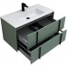 Allen Brau Reality Тумба под раковину 90x46,2x50h см, цвет: олива 1.32006.CGM