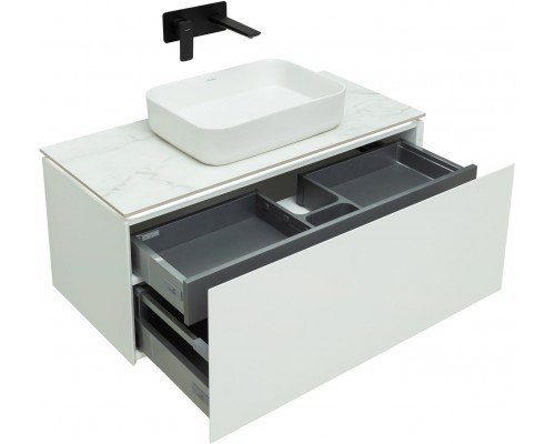 Allen Brau Infinity Тумба под раковину 99,2x45,6x41,2h см, цвет: белый 1.21004.WM Allen Brau Infinity Тумба под раковину 99,2x45,6x41,2h см, цвет: белый 1.21004.WM