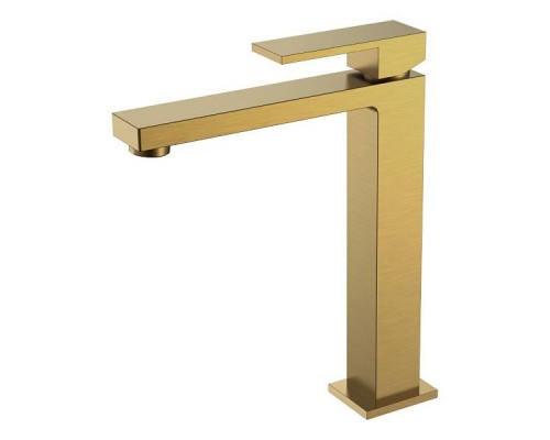 Boheme Qubic Смеситель для раковины высокий, на 1 отв., цвет: bronze 472-BR