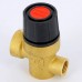 Клапан предохранительный ВВ с отверстием для манометра 1/4" EMMETI 1/2" 3 бар