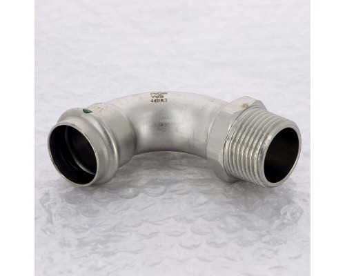 Угол пресс-Н нержавеющая сталь Sanpress Inox VIEGA 28x1"