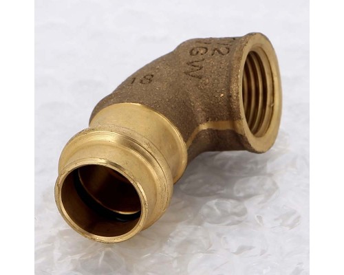 Угол пресс-В бронза Sanpress VIEGA 18х1/2"