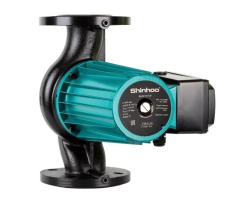 Насос циркуляционный Shinhoo BASIC 65-12F, фланцевый 220В