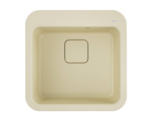 Omoikiri Tasogare 51-BE Кухонная мойка Artgranit 51x51 см, цвет: ваниль 4993736